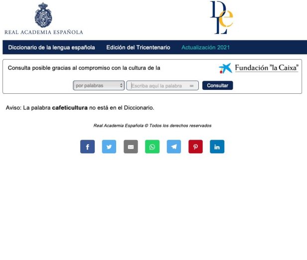 Diccionario en línea Real Academia Española