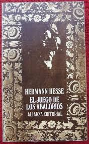 Describir e ilustrar el libro, la lectura Portada libro El Juego de los abalorios de Hermman Hesse