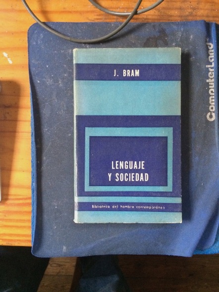 Portada libro Joseph Bram Lenguaje y sociedad