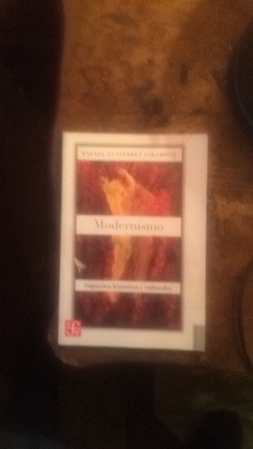 Portada libro El modernismo Rafael Gutiérrez Girardot