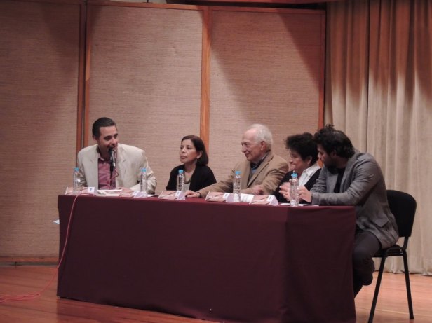 Pitol y compañía en el Museo de Antropología de Xalapa