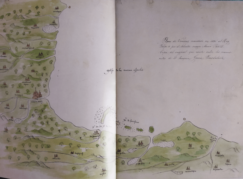 Plano de Veracruz a Felipe II 1580